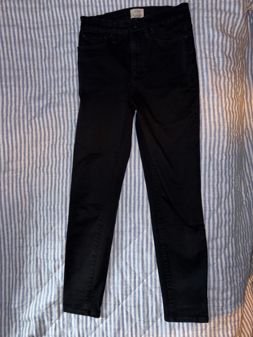 J.Crew 10” High-Rise Toothpick Jean